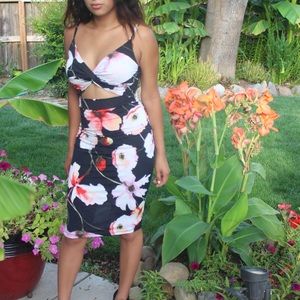 Floral Bodycon Dress